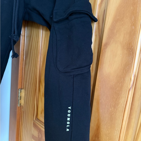 YoungLA Black Joggers - Picture 2 of 8